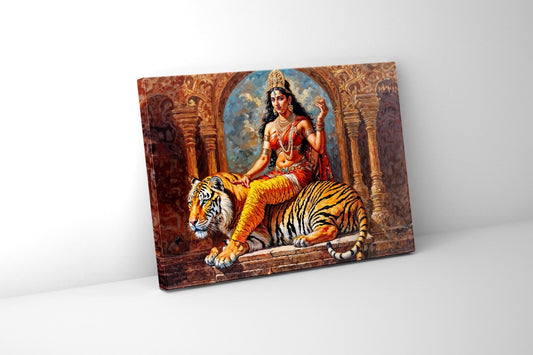 Wall Art -Parvati Canvas Print -Indian Art