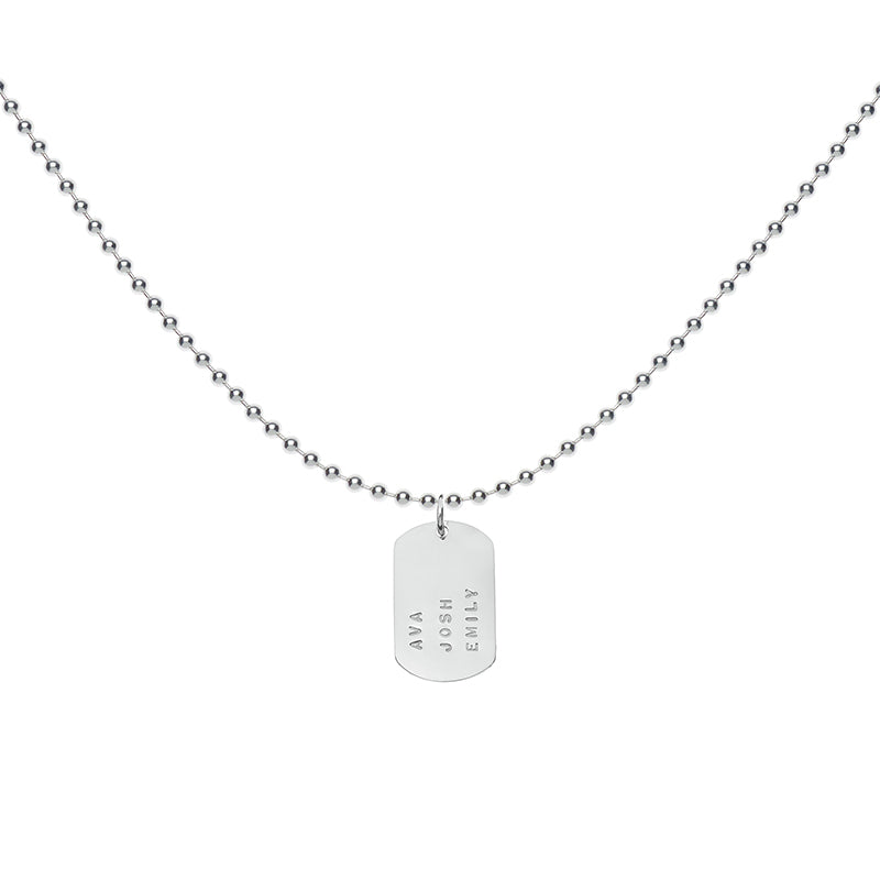 Peel Pendant on Thick Ball Chain