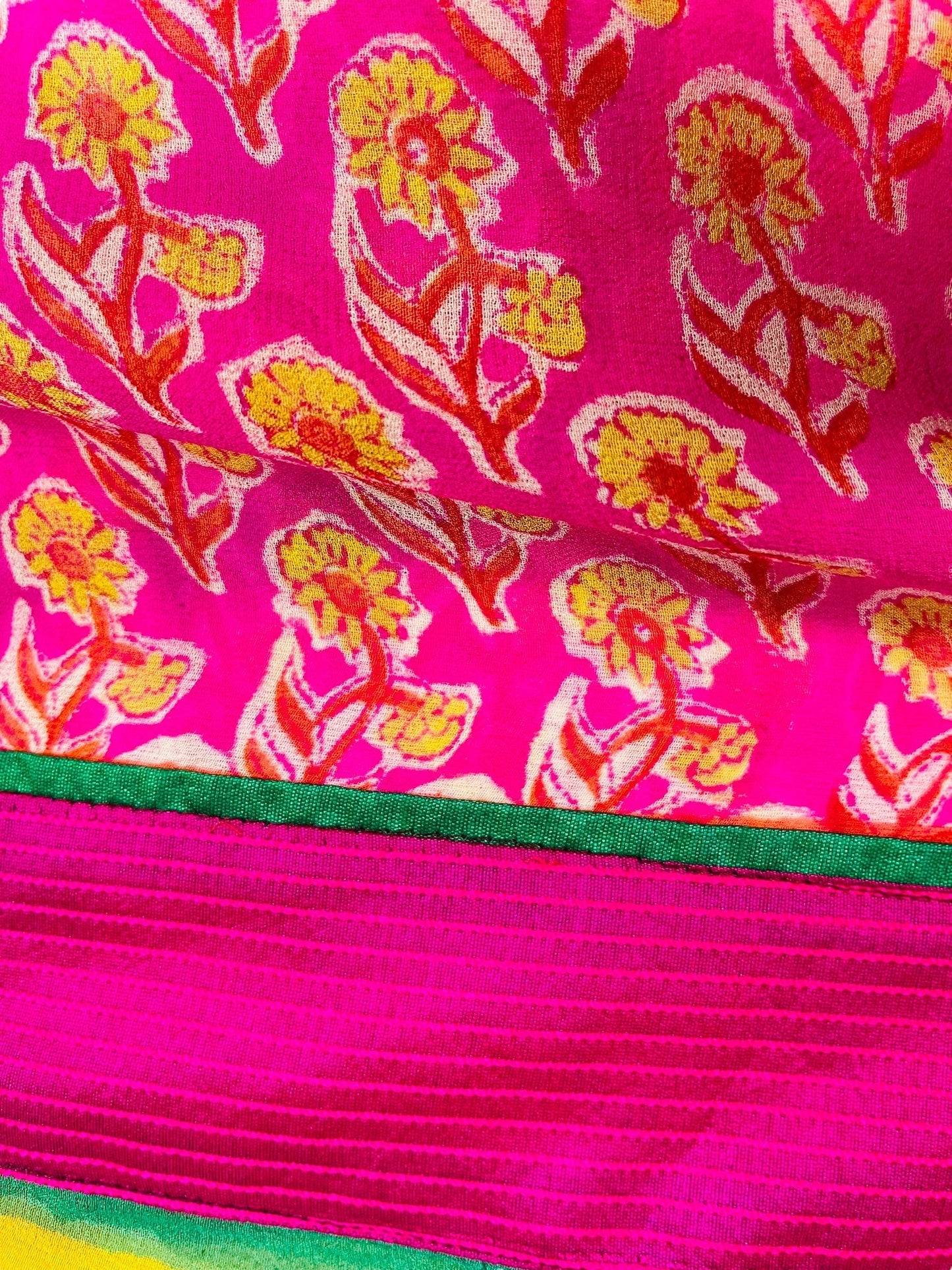 PRG7365 Sheer Avatar Pure Silk Kimono-Sleeved Top