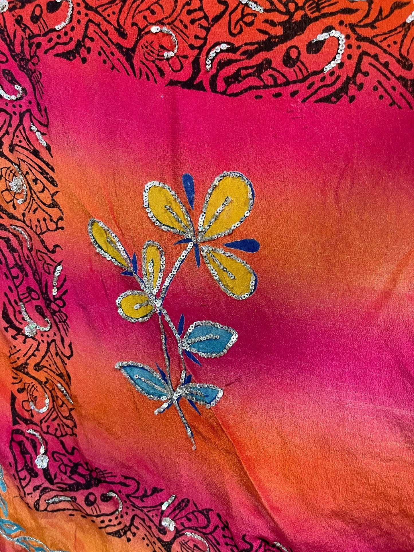 PRC7236 Avatar Pure Silk Maxi Dress with Belt