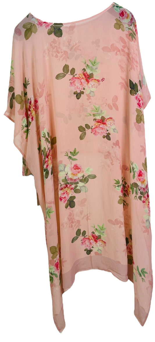 PRG7498 Sheer Avatar Pure Silk Hi Lo Top