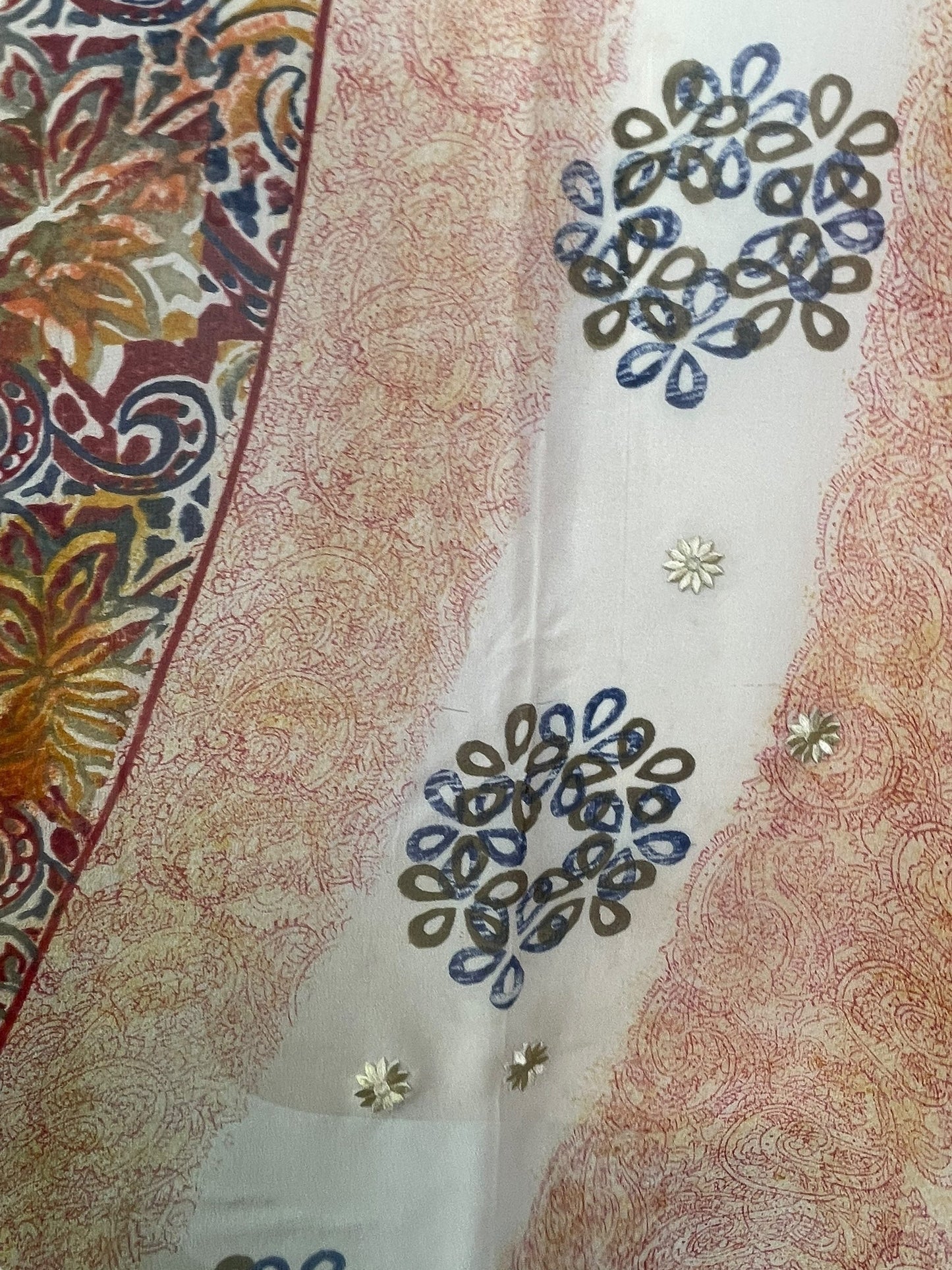 PRG7714 Sheer Avatar Pure Silk Short Kaftan Tunic with Slits