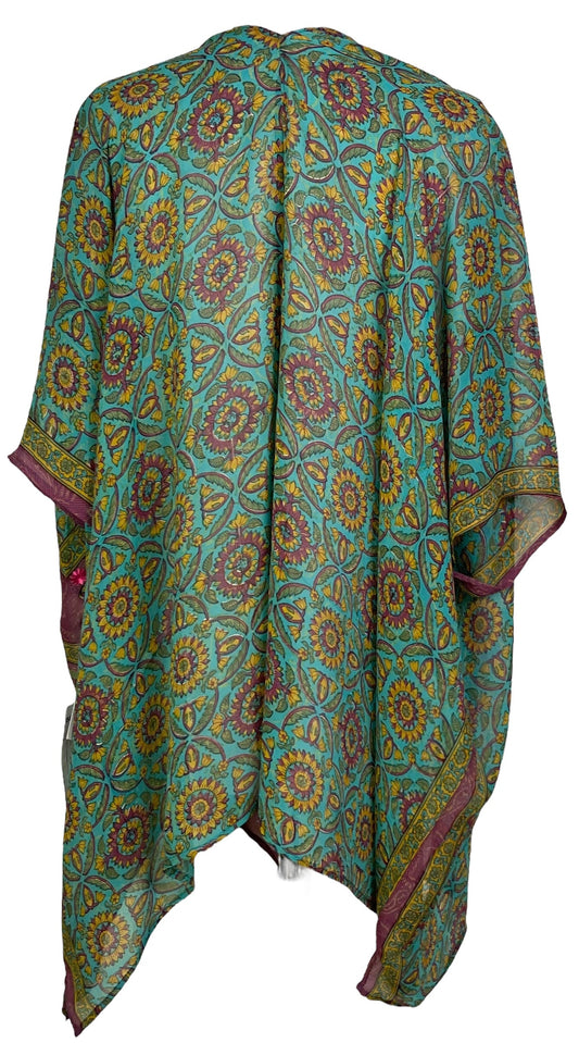 PRG7062 Sheer Avatar Pure Silk Cardigan