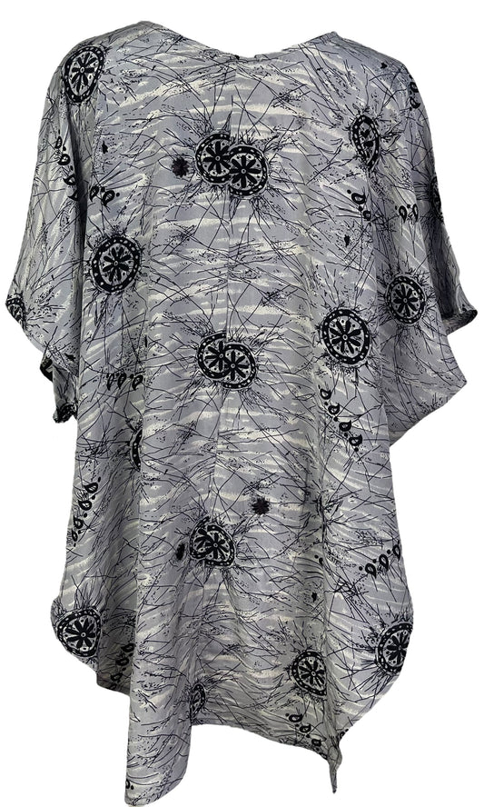 PRC7002 Avatar Pure Silk Waterfall Top