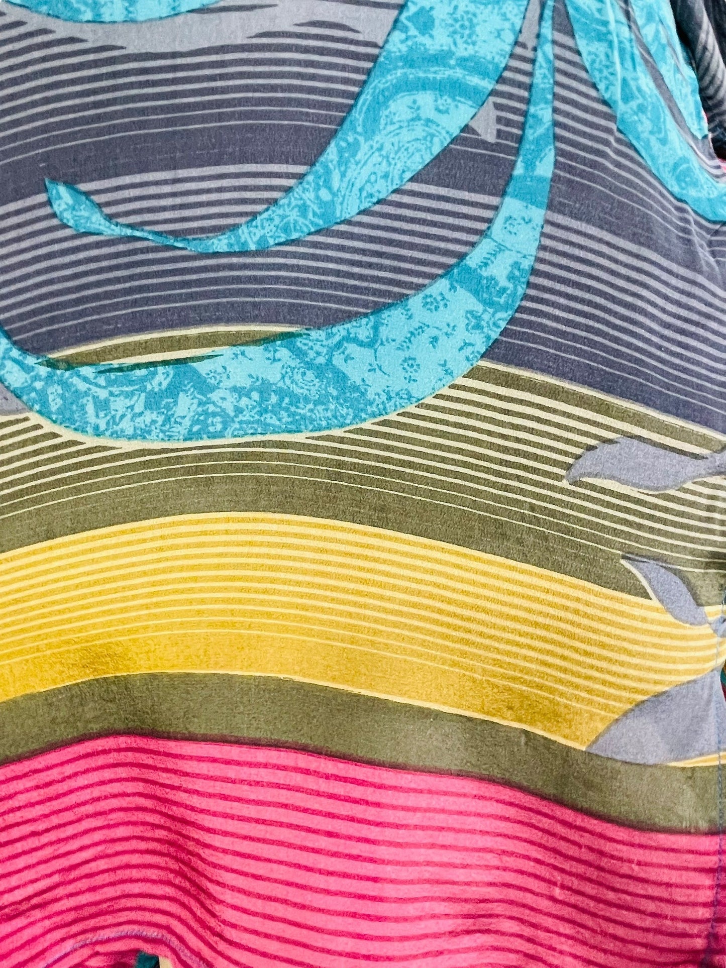 PRC7510 Avatar Pure Silk Kimono-Sleeved Jacket with Belt