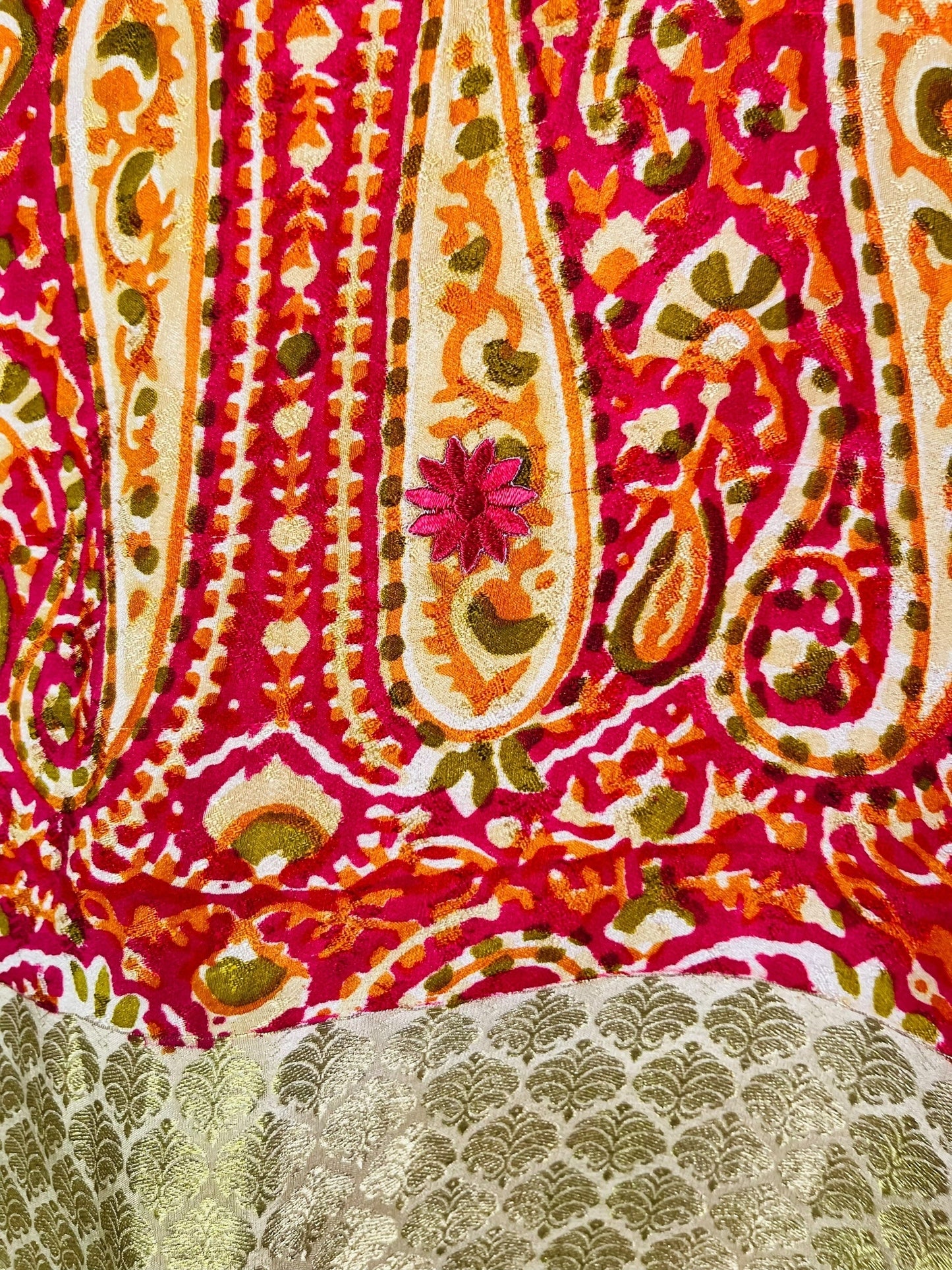 PRC7314 Avatar Pure Silk Kimono-Sleeved Top