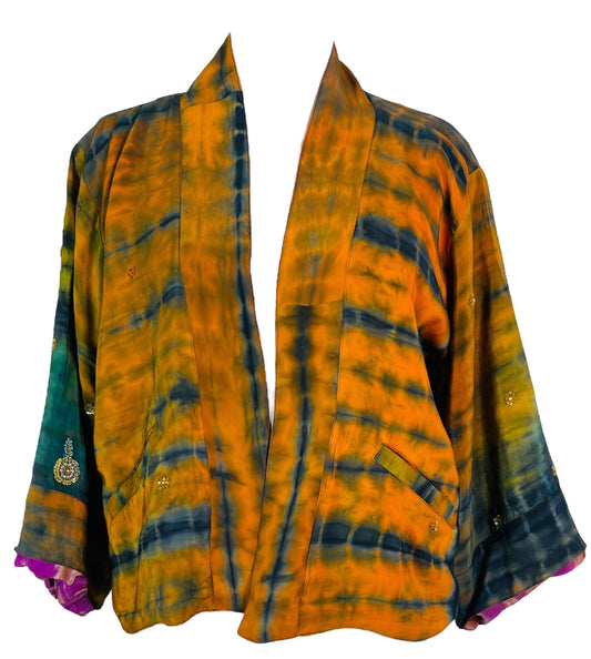 PRC7381 Avatar Reversible Pure Silk Jiva Jacket