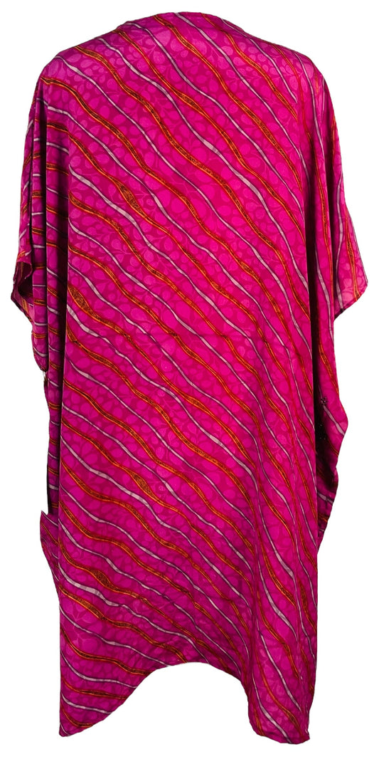 PRC7292 Avatar Pure Silk Midi Length Kaftan