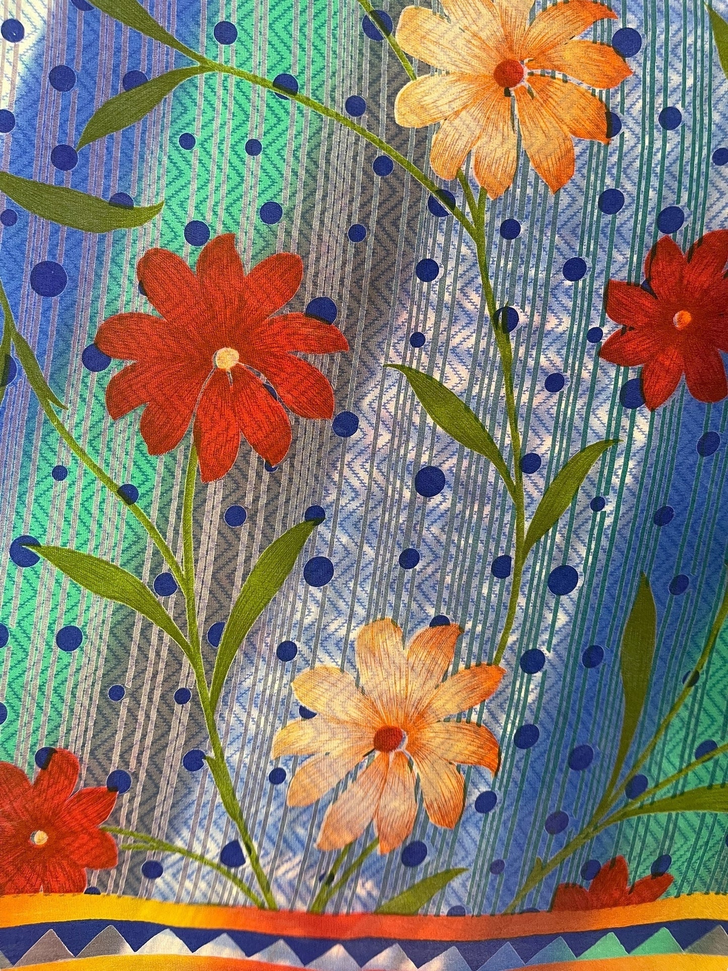 PRC6727 Avatar Pure Silk Kimono-Sleeved Top