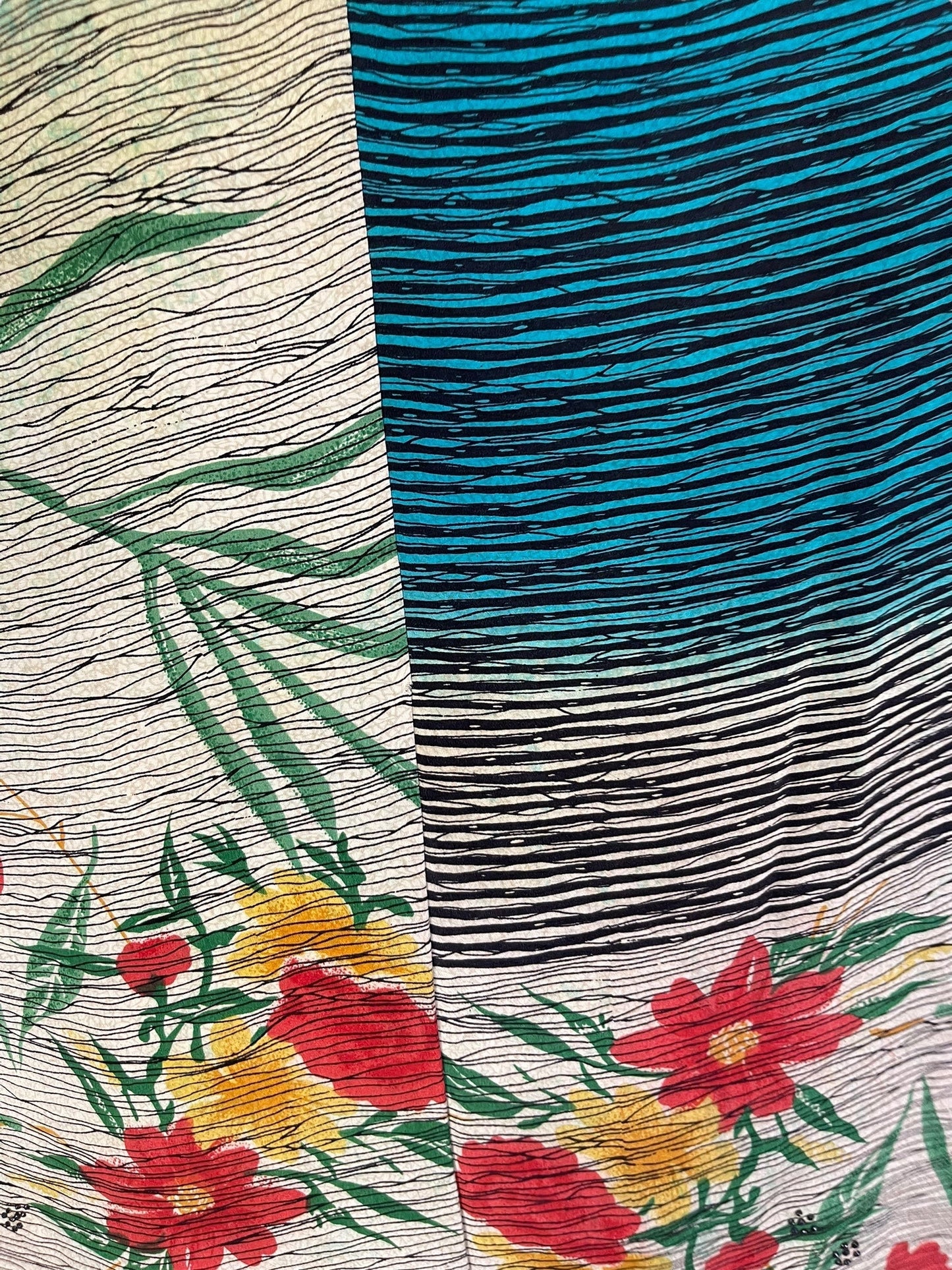 PRC7278 Avatar Pure Silk Waterfall Top