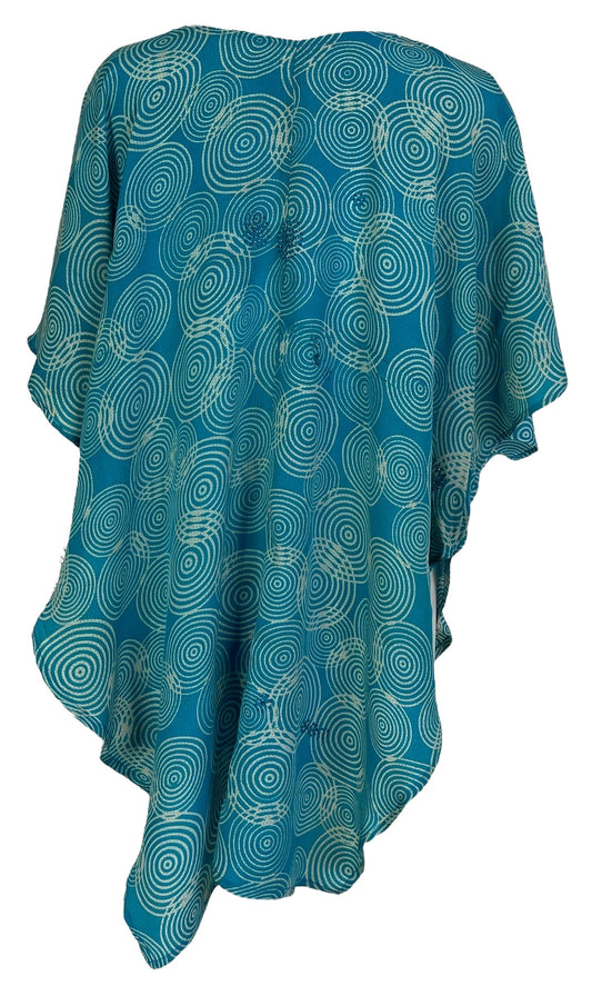 KERRI PRC6998 Avatar Pure Silk Waterfall Top