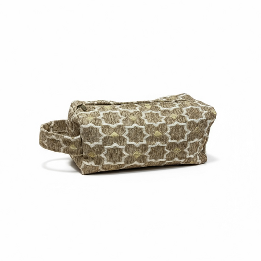 Brocade Gold Travel Bag