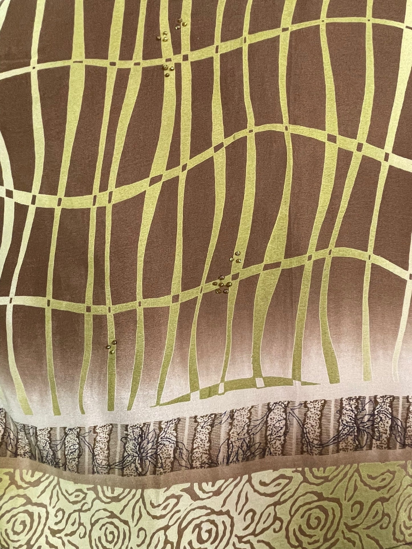 PRC7253 Avatar Pure Silk Boxy Top
