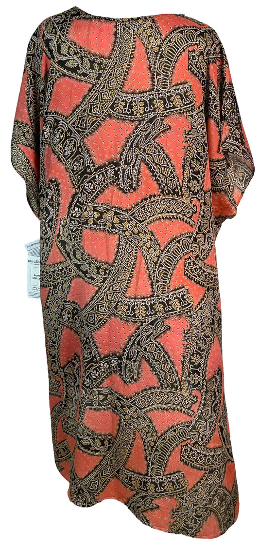 PRC6420 Avatar Pure Silk Maxi Kaftan