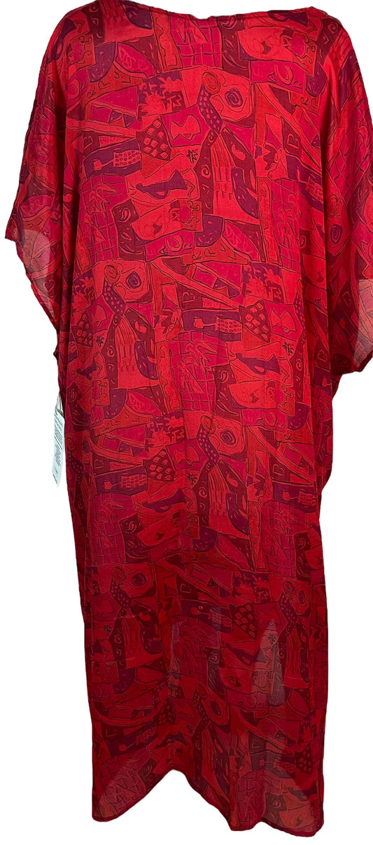 PRC6417 Avatar Pure Silk Maxi Kaftan