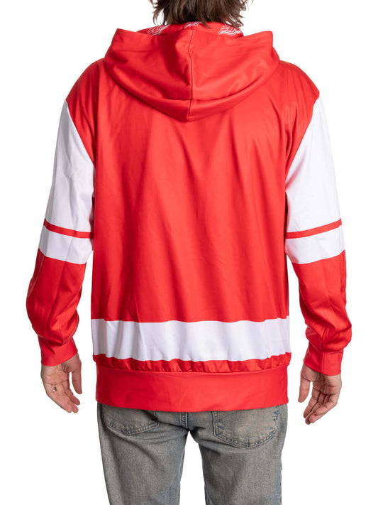 Detroit Red Wings Hockey Lace Hoodie