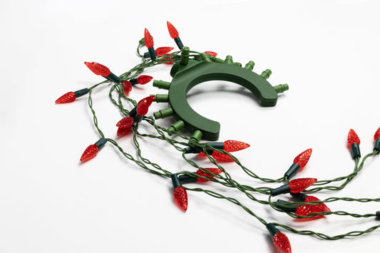 60 LED Red Lights: 10 Strands