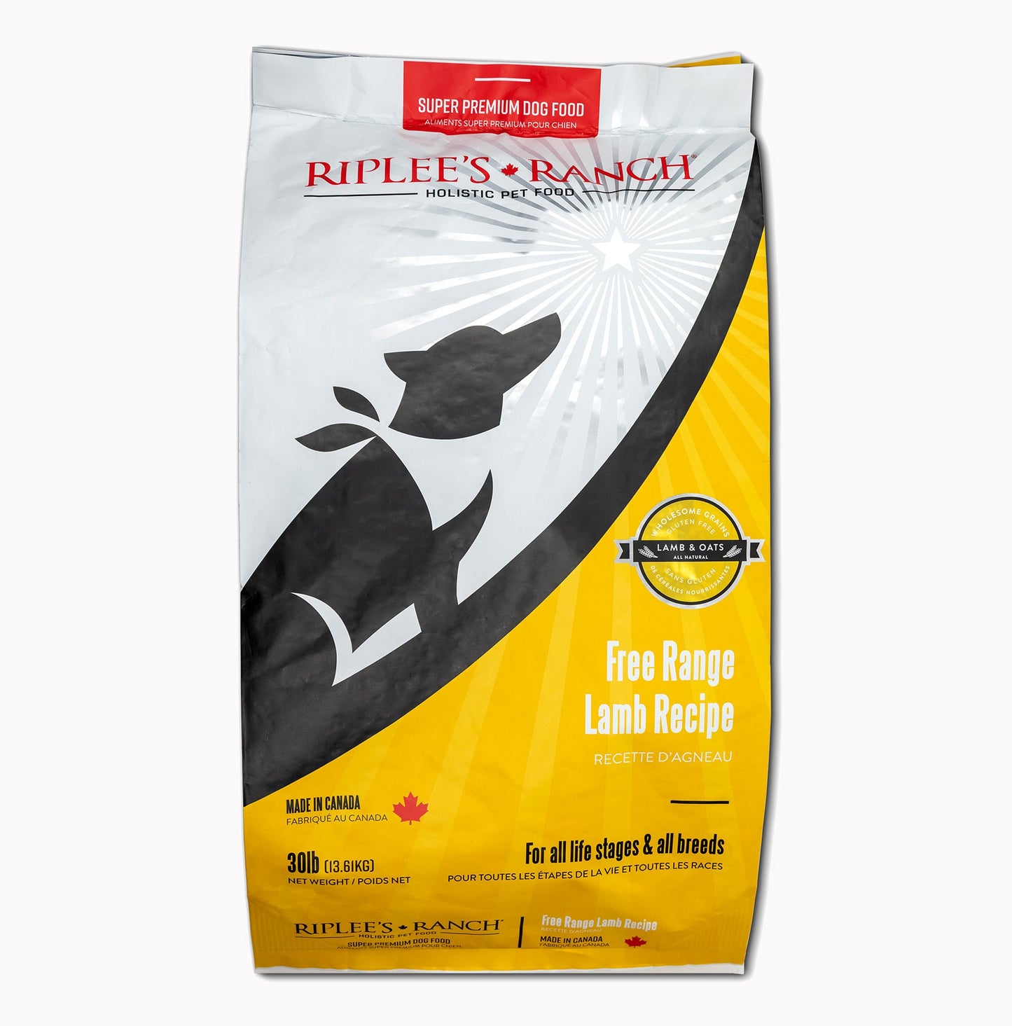 Lamb & Oats Dog Food - 30lb Bag