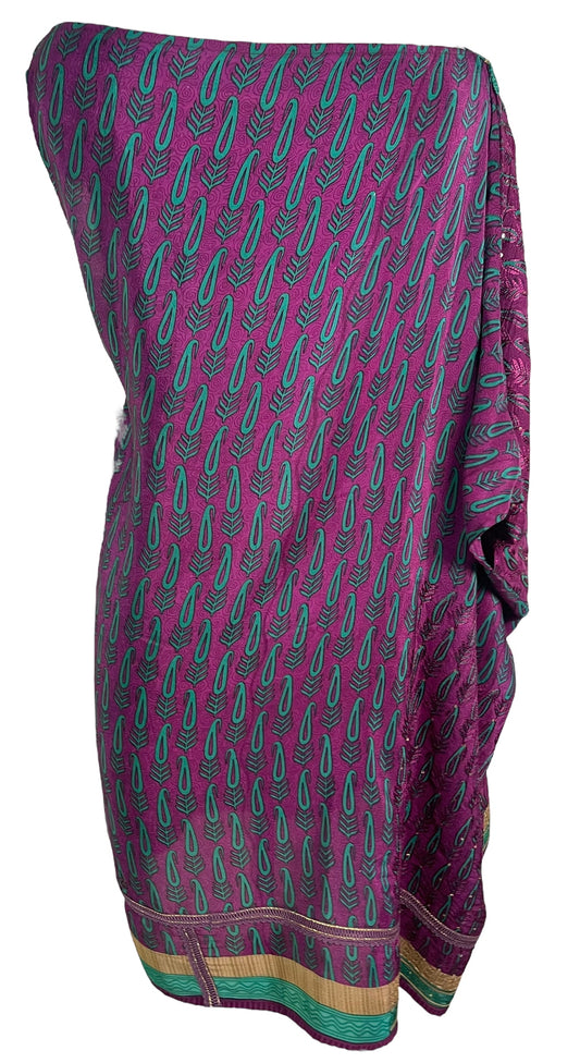 PRC6568B Avatar Pure Silk One Shoulder Dress