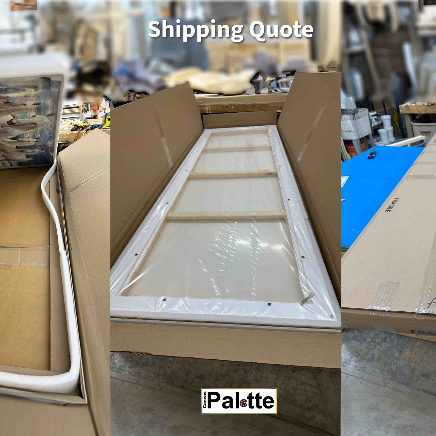 Get a quote: Shipping Photo Canvas