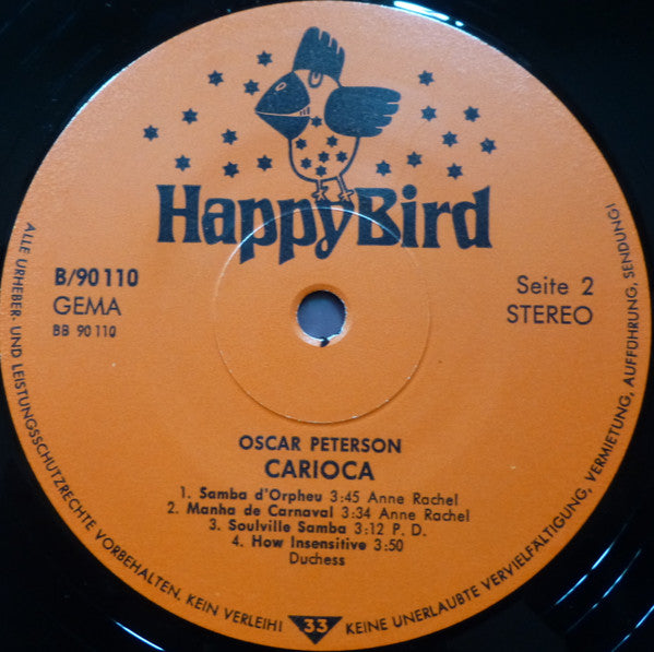 Oscar Peterson – Carioca – Premier pressage allemand