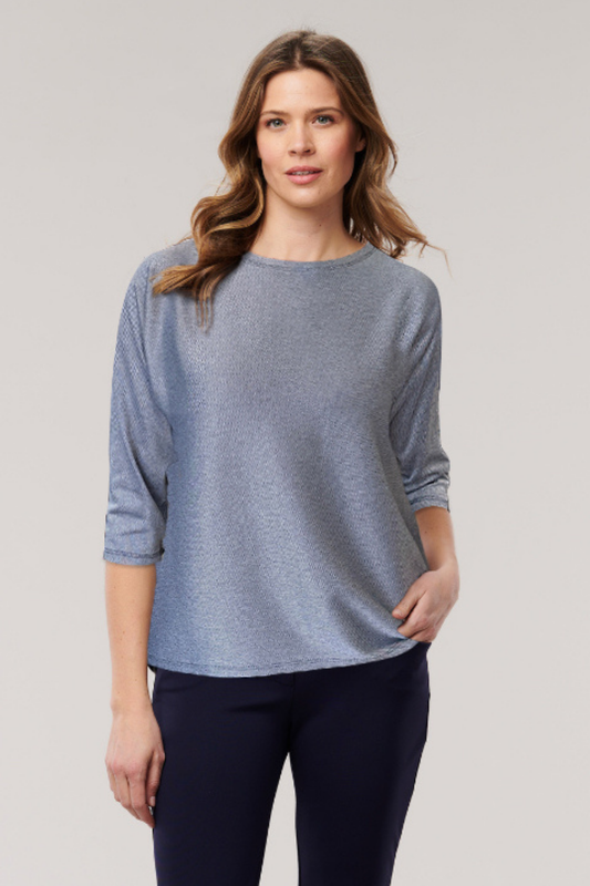 Sousa Reversible Knit Denim Top