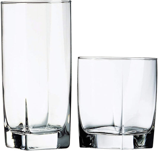 Luminarc 16 Piece Sterling Tumbler Set