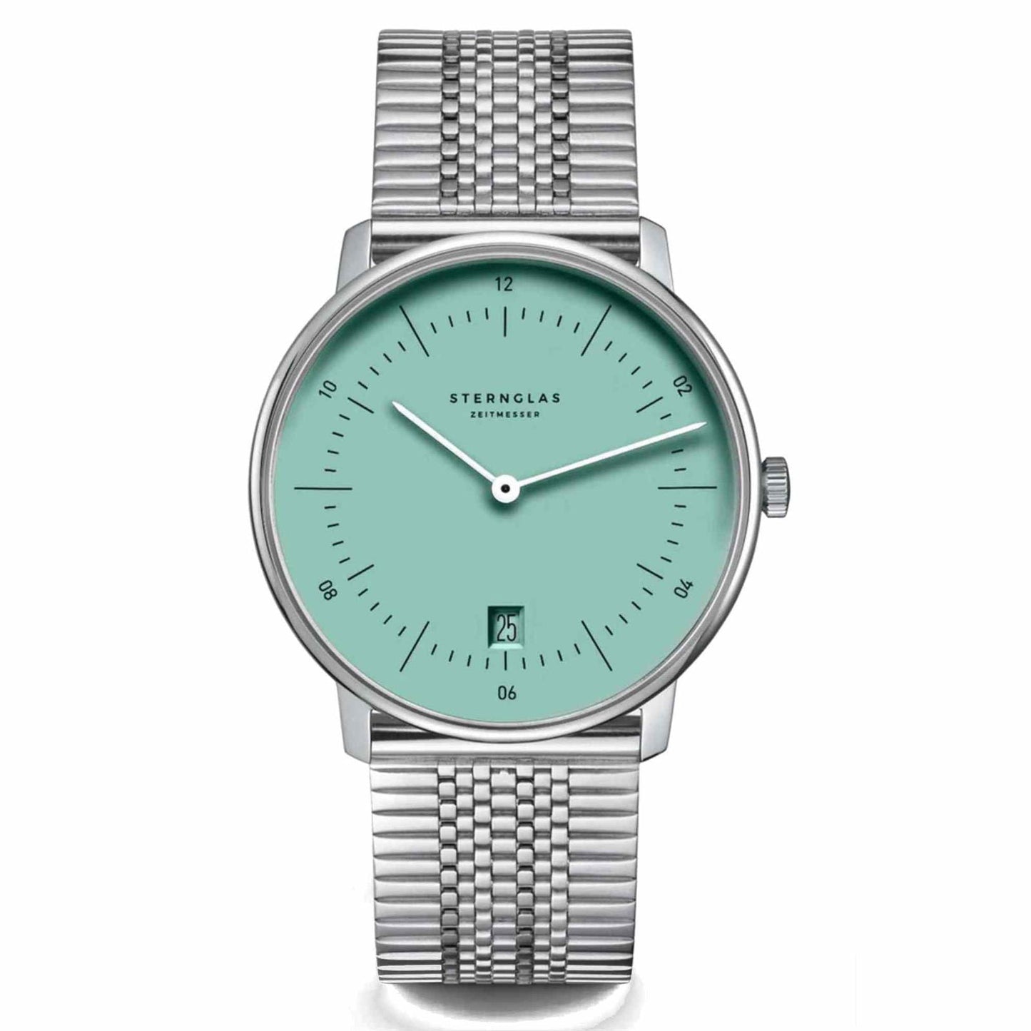 Sternglas Naos 38mm Quartz Metal Strap Tiffany Dial Men’s Watch