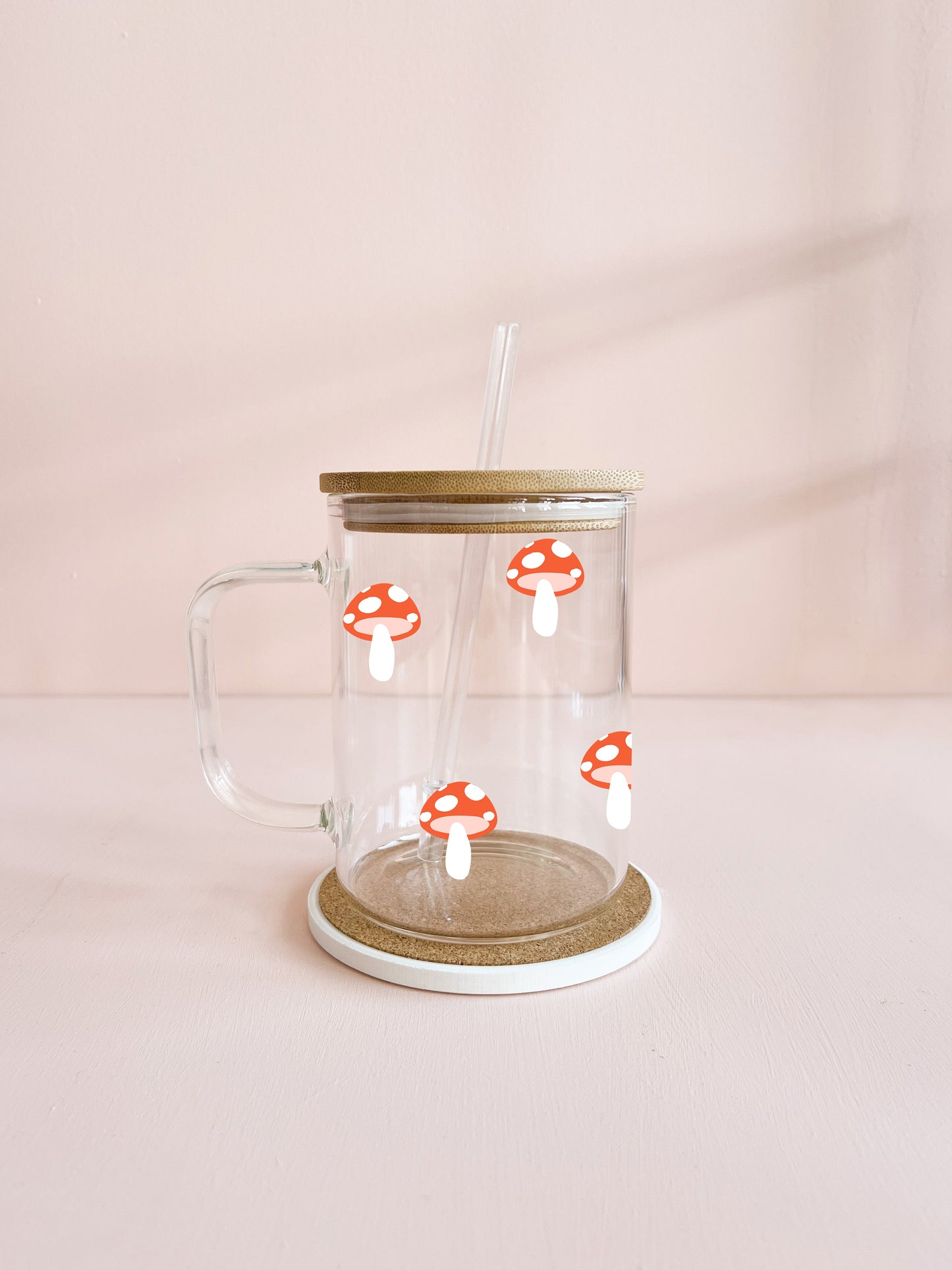 Tasse boho 17oz - Mini champignons