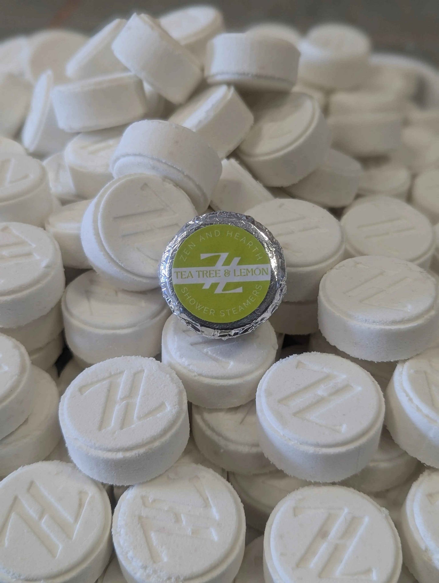 Zen & Hearth Personalized Shower Steamers | Custom Aromatherapy Shower Bombs for Relaxation β Choose Lavender, Eucalyptus, Grapefruit & More