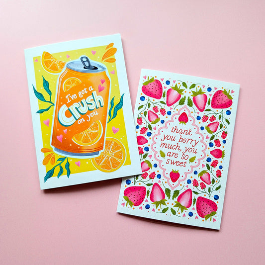 I've Got A Crush on You | Mini Greeting Card