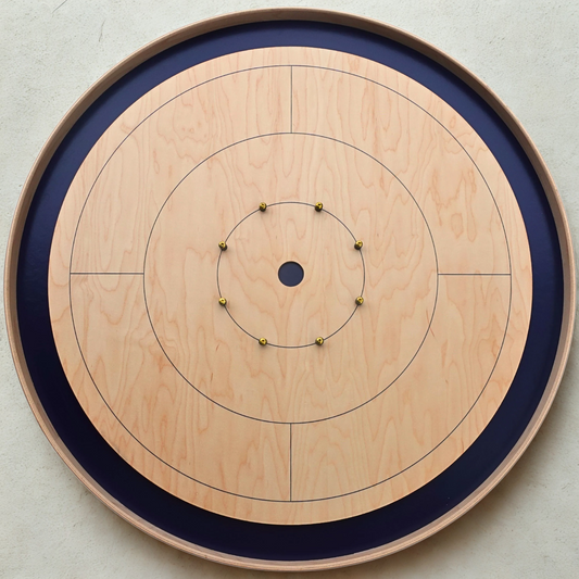 The Royal Navy Board by Crokinole Canada - Tournament Board Game Set - Meets NCA Standards