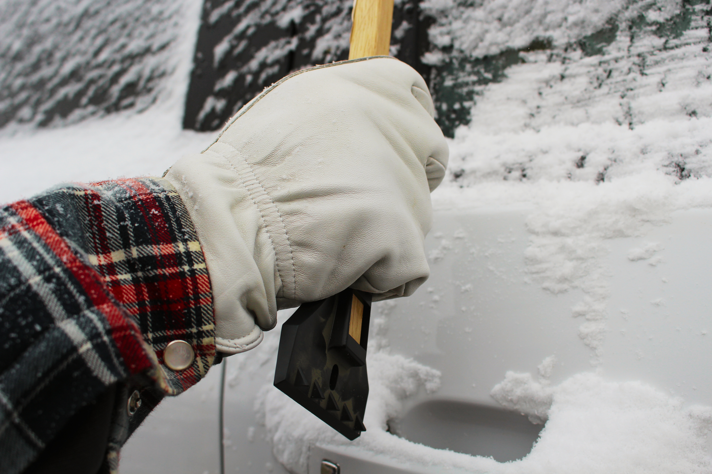 White Drivers Winter Lined