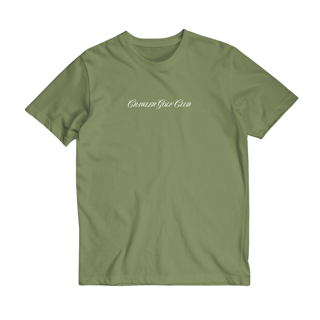 "GOLF RESPONSIBLY" Tee (Moss Green)