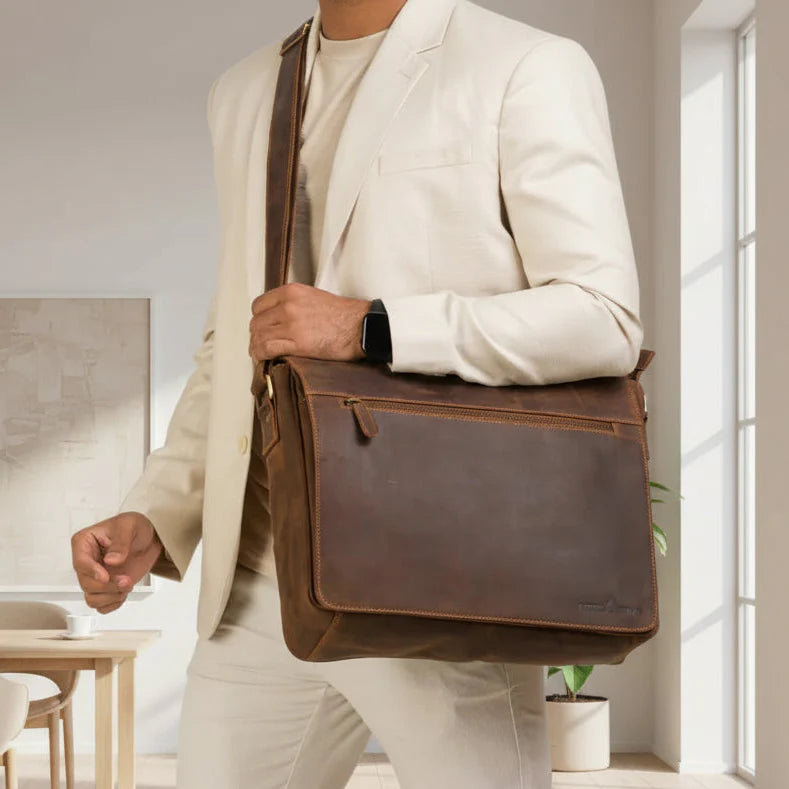 Greenwood Leather Laptop Bag