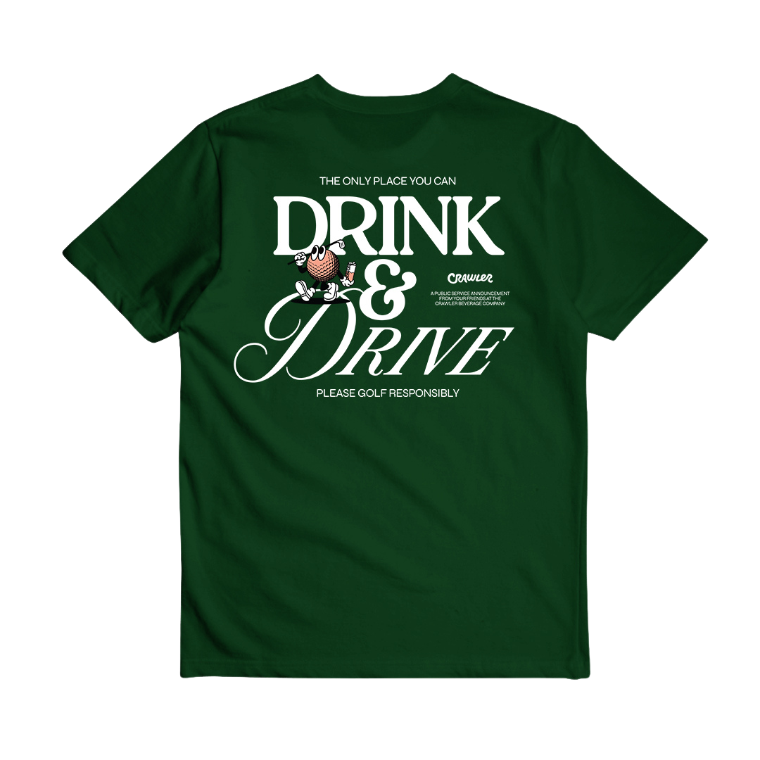 "GOLF RESPONSIBLY" Tee (Forest Green)