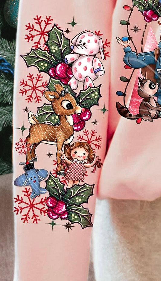 Sweatshirt Or Hoodie & T-Shirt Christmas Rudolph the Red-Nosed Reindeer