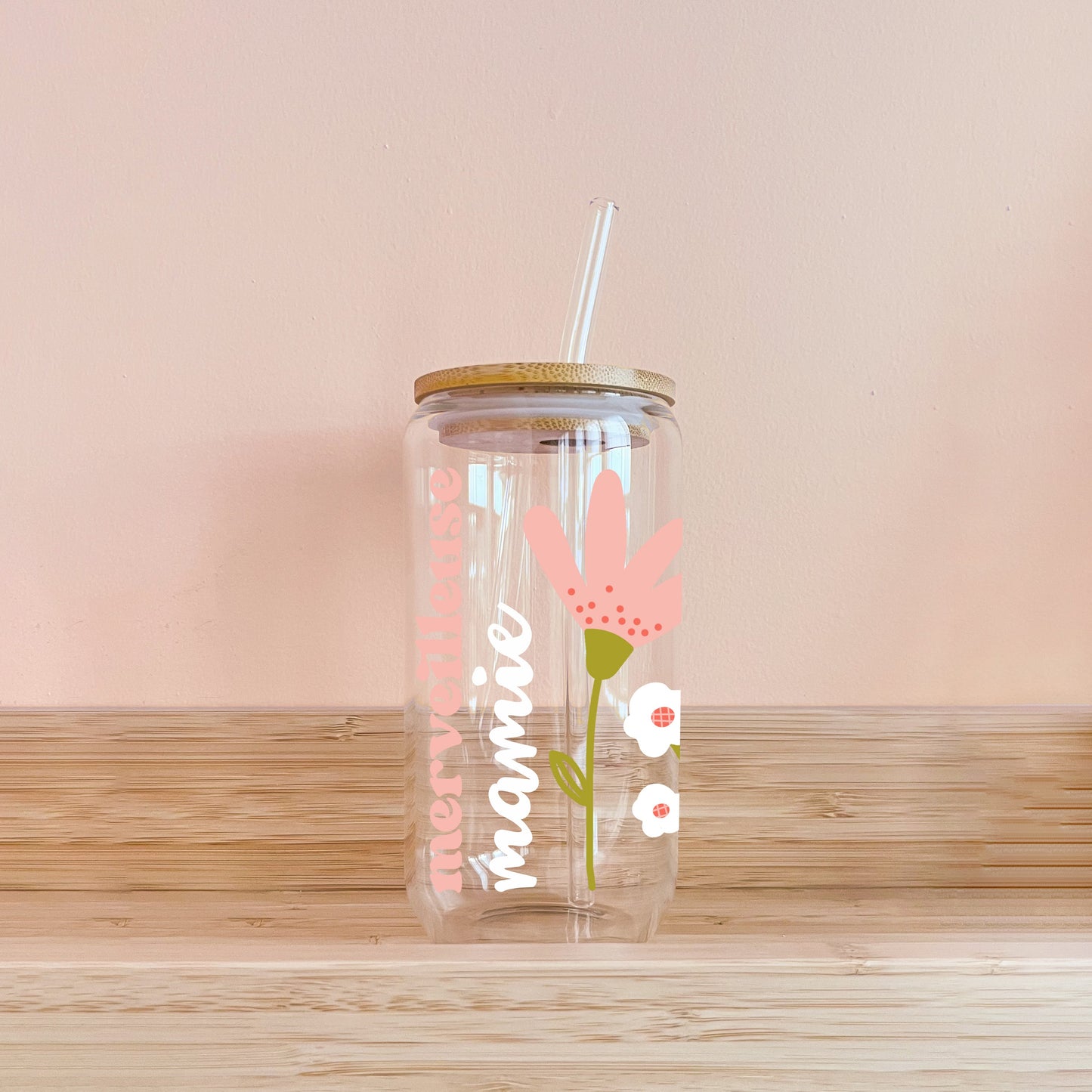 Verre fête des mères - Merveilleuse mamie