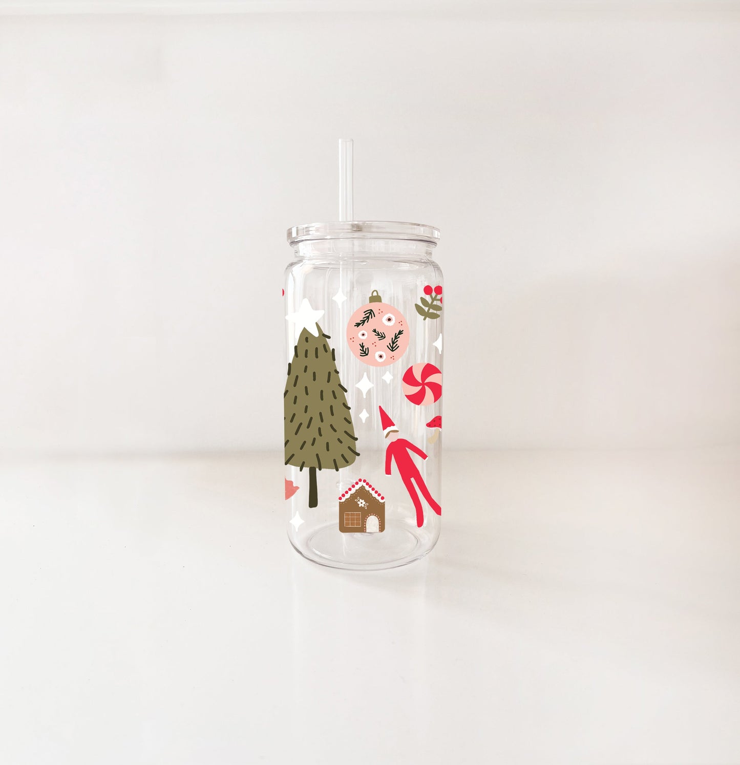 Verre en plastique 16oz - Réveillon