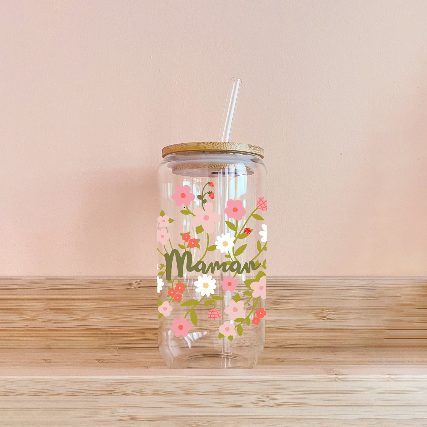 Verre boho - maman Bloom