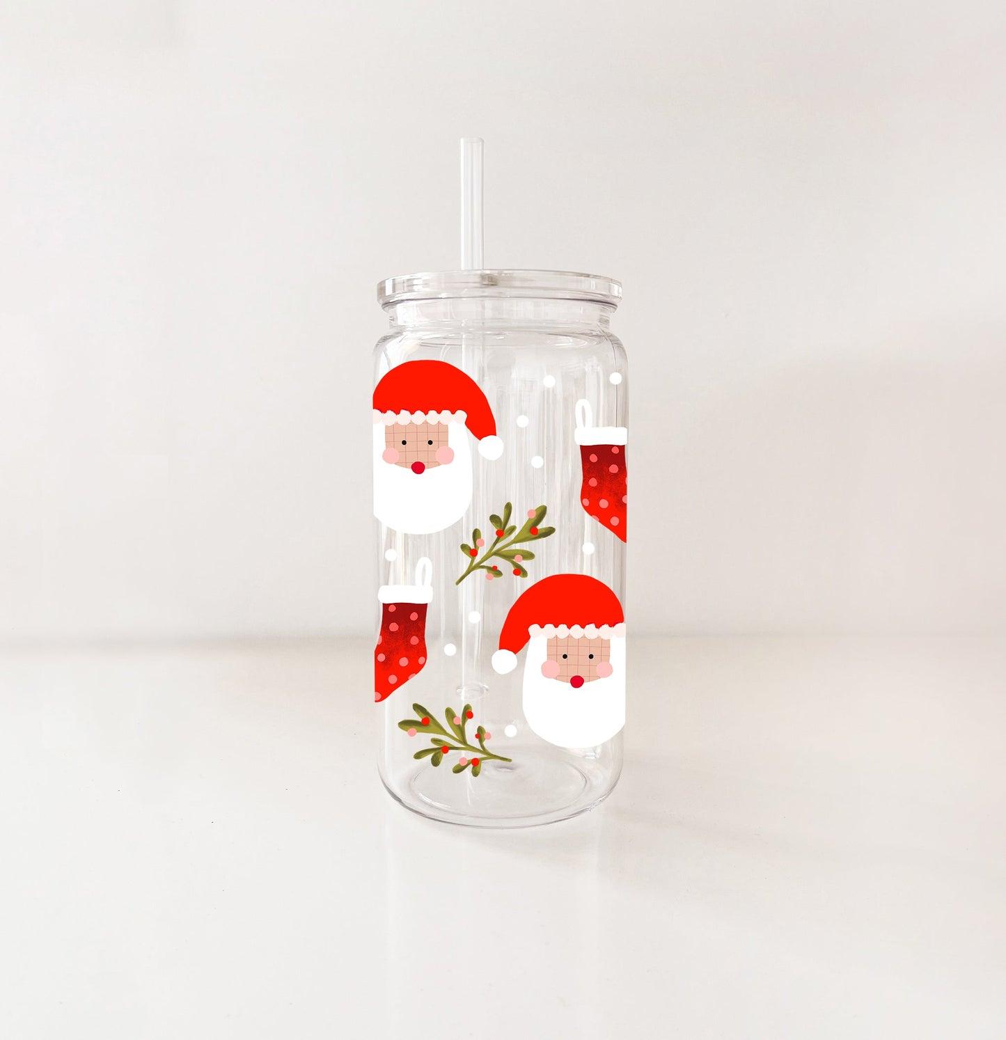 Verre en plastique 16oz - Sur les traces du Père Noël