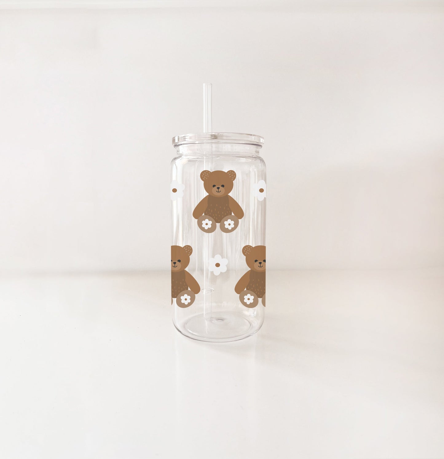 Verre en plastique 16oz - Teddy Bear