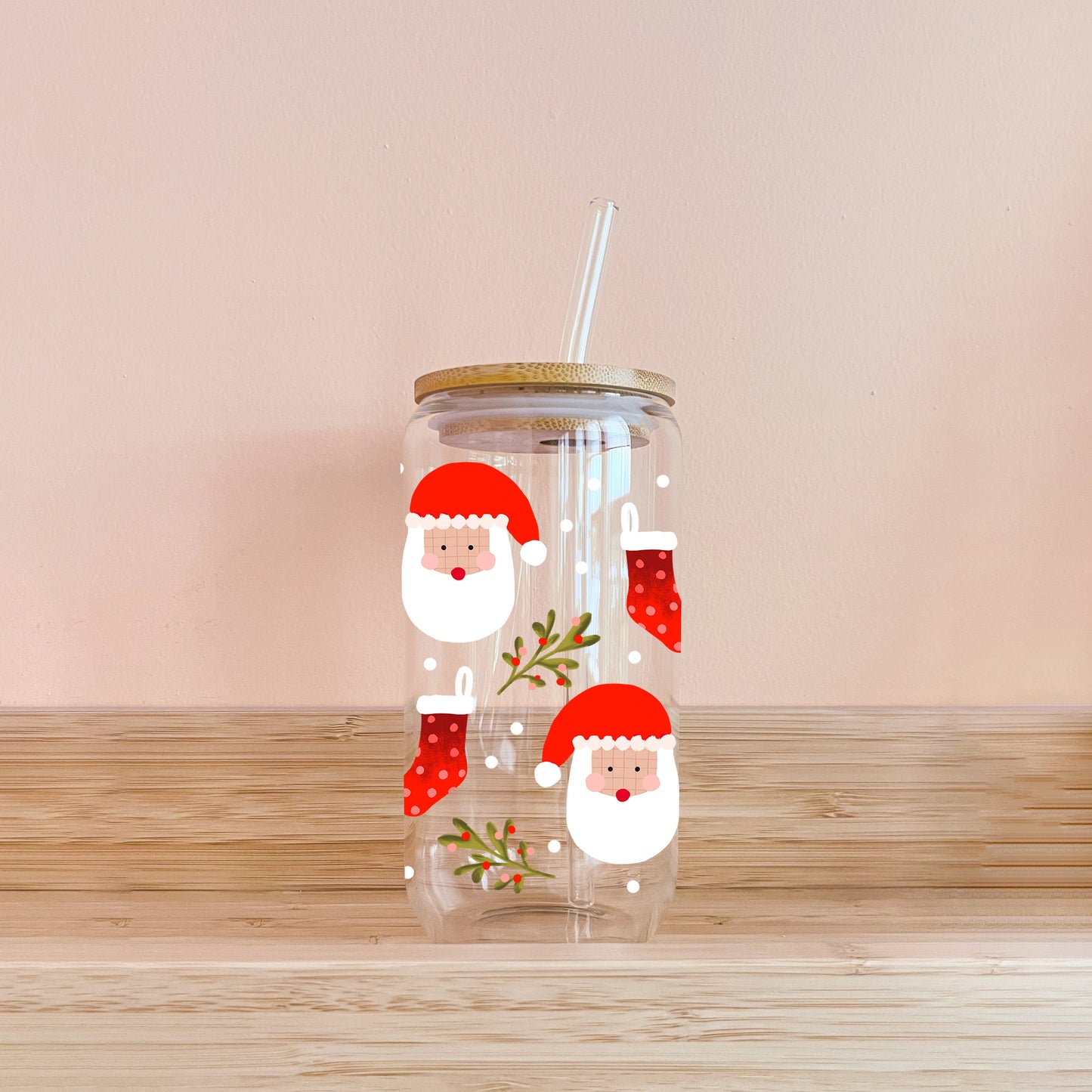 Verre boho - Sur les traces du Père Noël