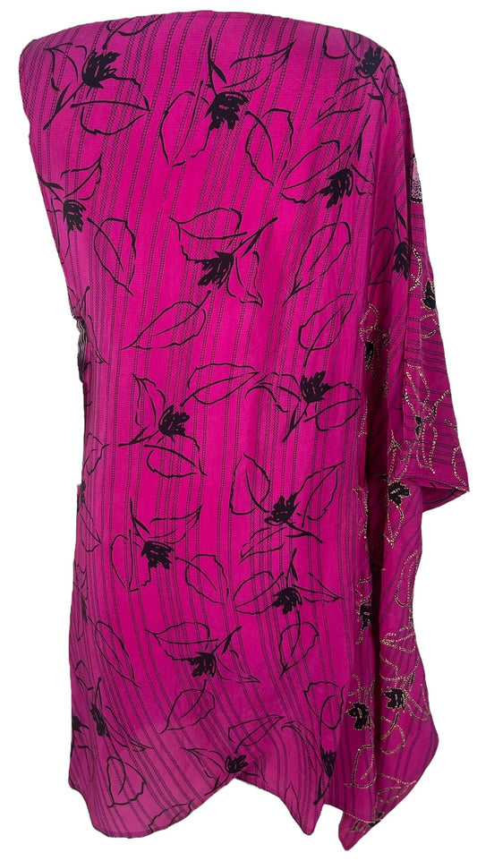 PRC6934 Avatar Pure Silk One Shoulder Dress