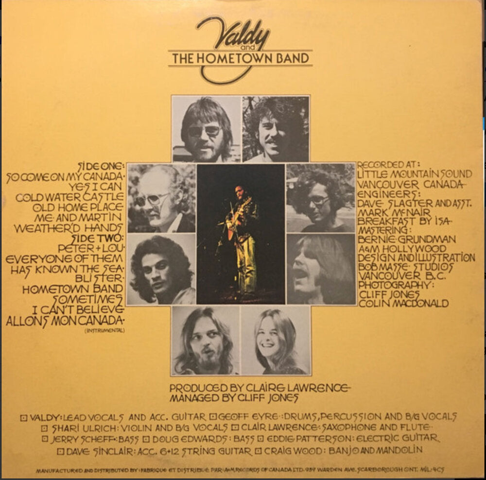 Valdy and the Hometown Band – Valdy And The Hometown Band - 1976