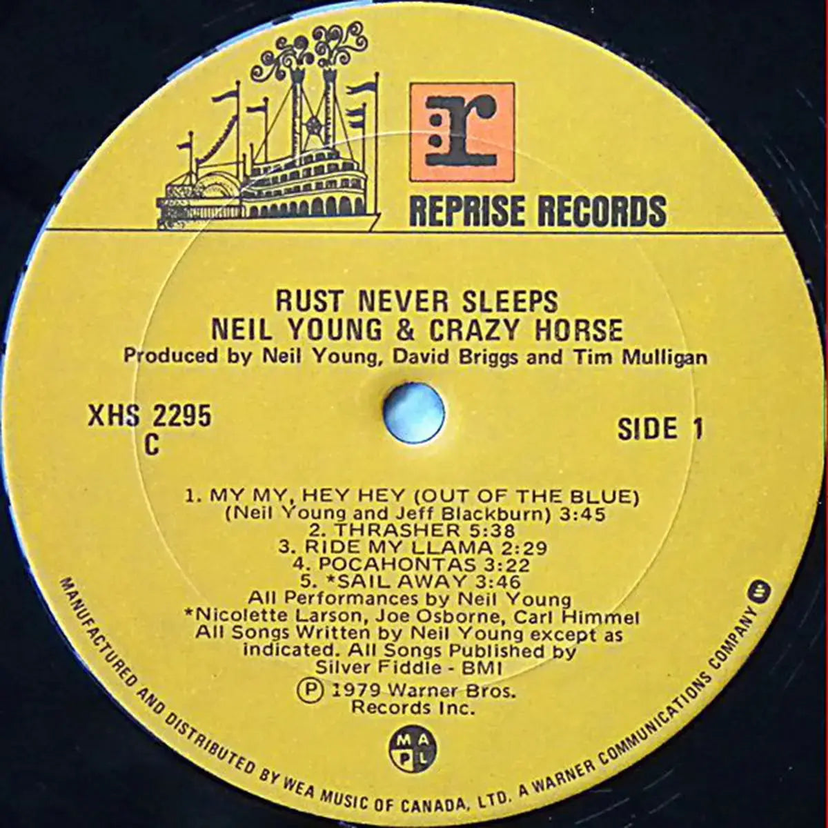 Neil Young & Crazy Horse – Rust Never Sleeps - 1979 Original!