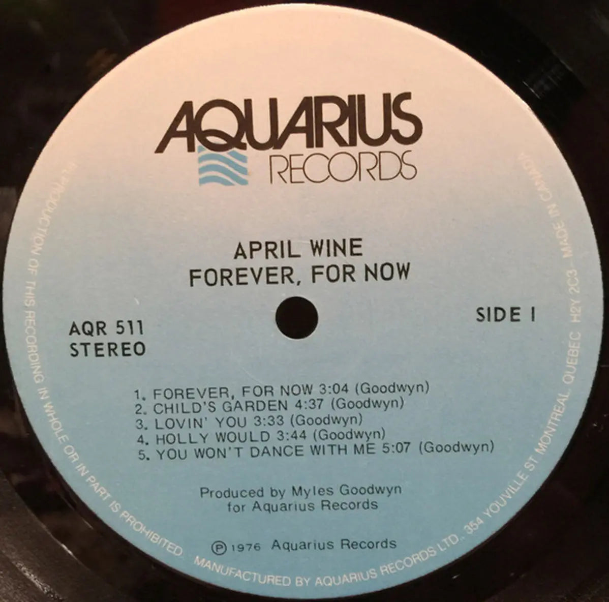 April Wine – Forever For Now - 1977 Original