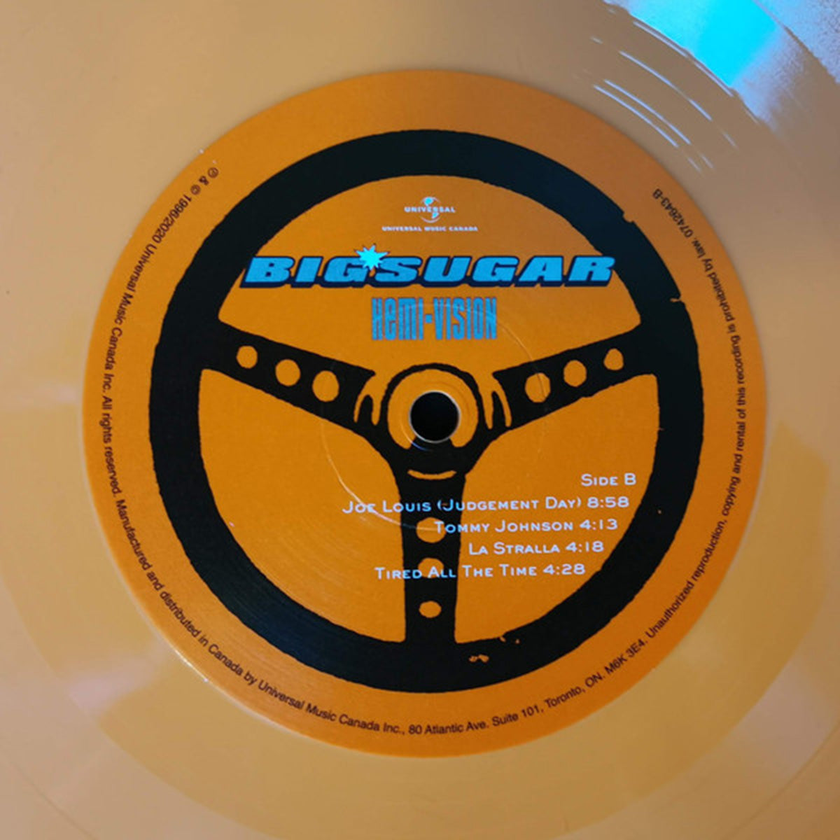Big Sugar – Hemi-Vision - VINYLE VERT / ORANGE