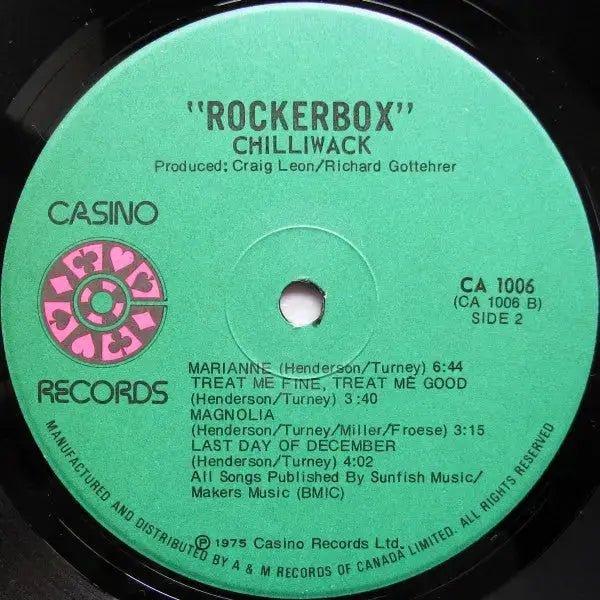 Chilliwack – Rockerbox - Original de 1975 !