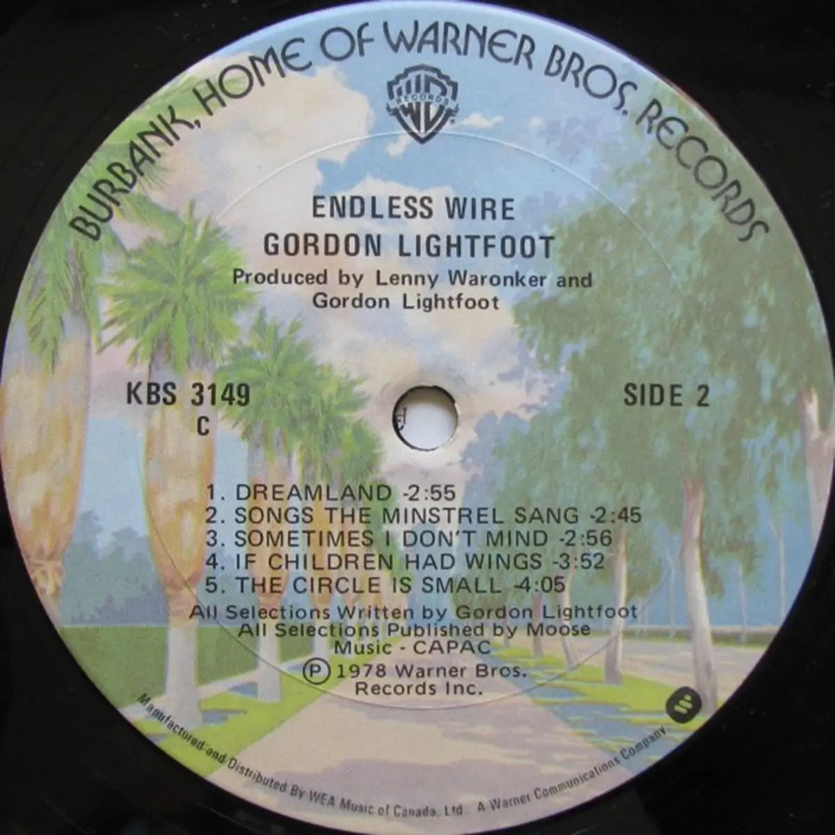 Gordon Lightfoot – Endless Wire - 1978 Orignal